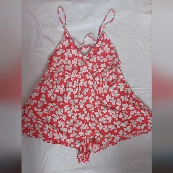 Boho Babydoll Romper Cottagecore Summer Essential Y2K Soft Girl Floral Romper - Picture 2 of 10